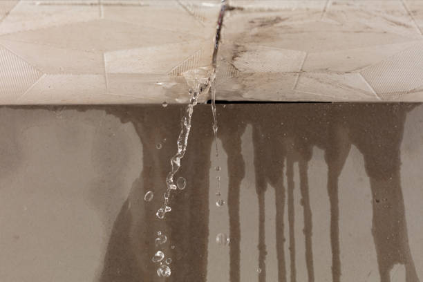 Professional Flood Damage Cleanup technician working in Hye, TX